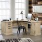 Sauder Aspen Post L-Shaped Desk in Prime Oak, , large