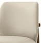 Theodore Alexander Kesden Dining Side Chair with Humus Leather and Pyramid Brown, , large