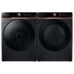 Samsung 7.5 Cu. Ft. AI Smart Dial Electric Dryer with Super Speed Dry and MultiControl in Brushed Black, , large