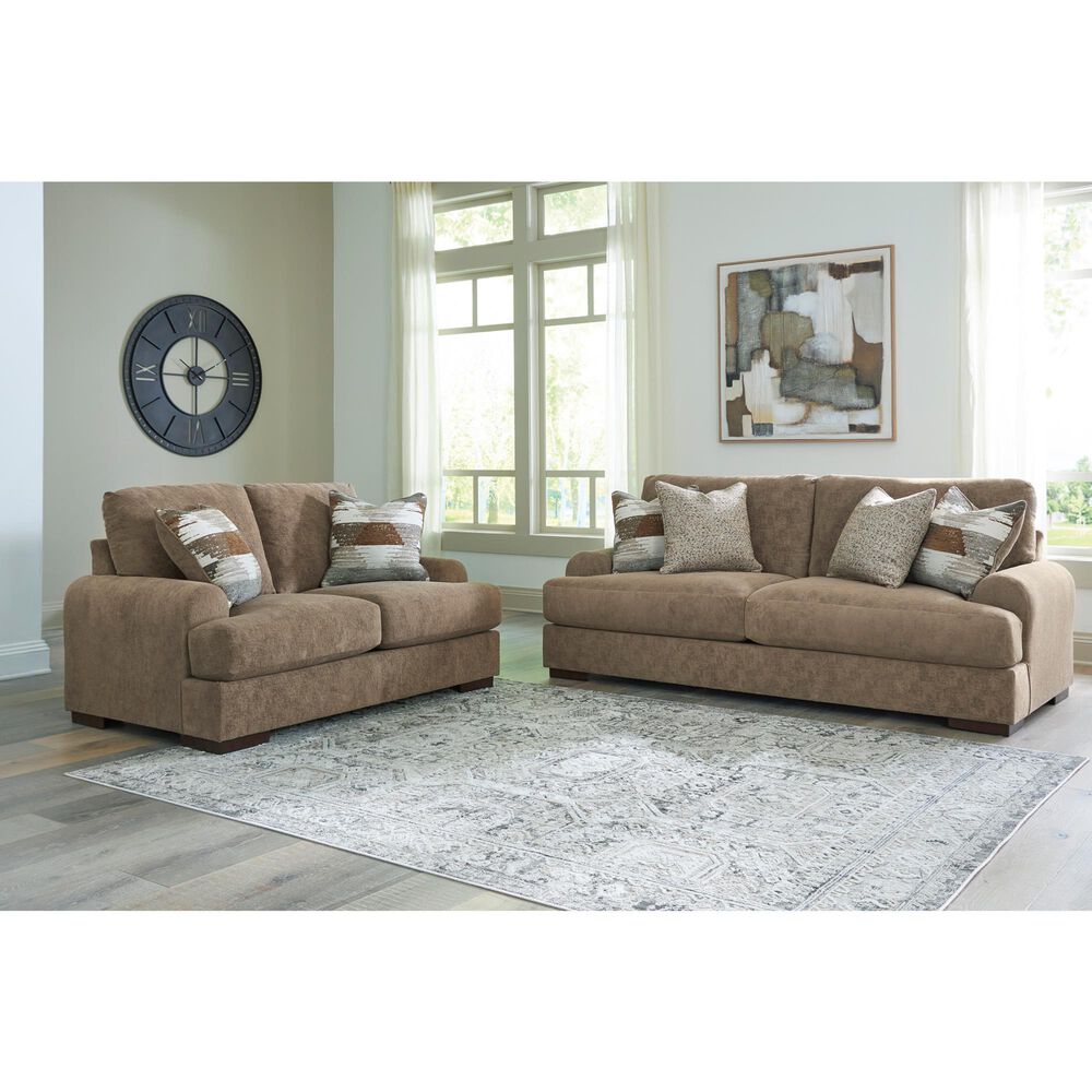 Ashley Jayne Park Stationary Sofa in Pecan, , large