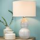 Splendor Living Jasper Wave Table Lamp in White, , large