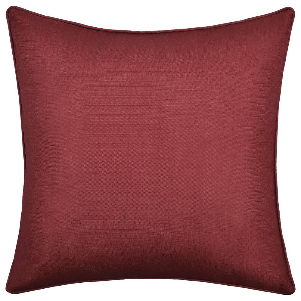 J. Queen New York Bari 26" Square Euro Pillow Sham in Red, , large