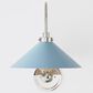 Hudson Valley Lighting Clivedon 1-Light Wall Sconce in Polished Nickel and Blue Bird, , large