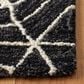 Safavieh Micro-Loop MLP174H 4" x 6" Charcoal and Ivory Area Rug, , large