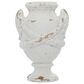Maple and Jade 18" x 12" Farmhouse Amphora Vase in Distressed Ivory White, , large
