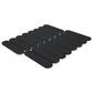 Dal-Tile Artefino Element Charcoal 1.5" x 6" Capsule on 12" x 13" Porcelain Mosaic Sheet, , large