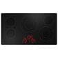 GE Profile 2-Piece Kitchen Package with 30" Built-In Single Wall Oven and 36" Electric Cooktop in Stainless Steel and Black, , large