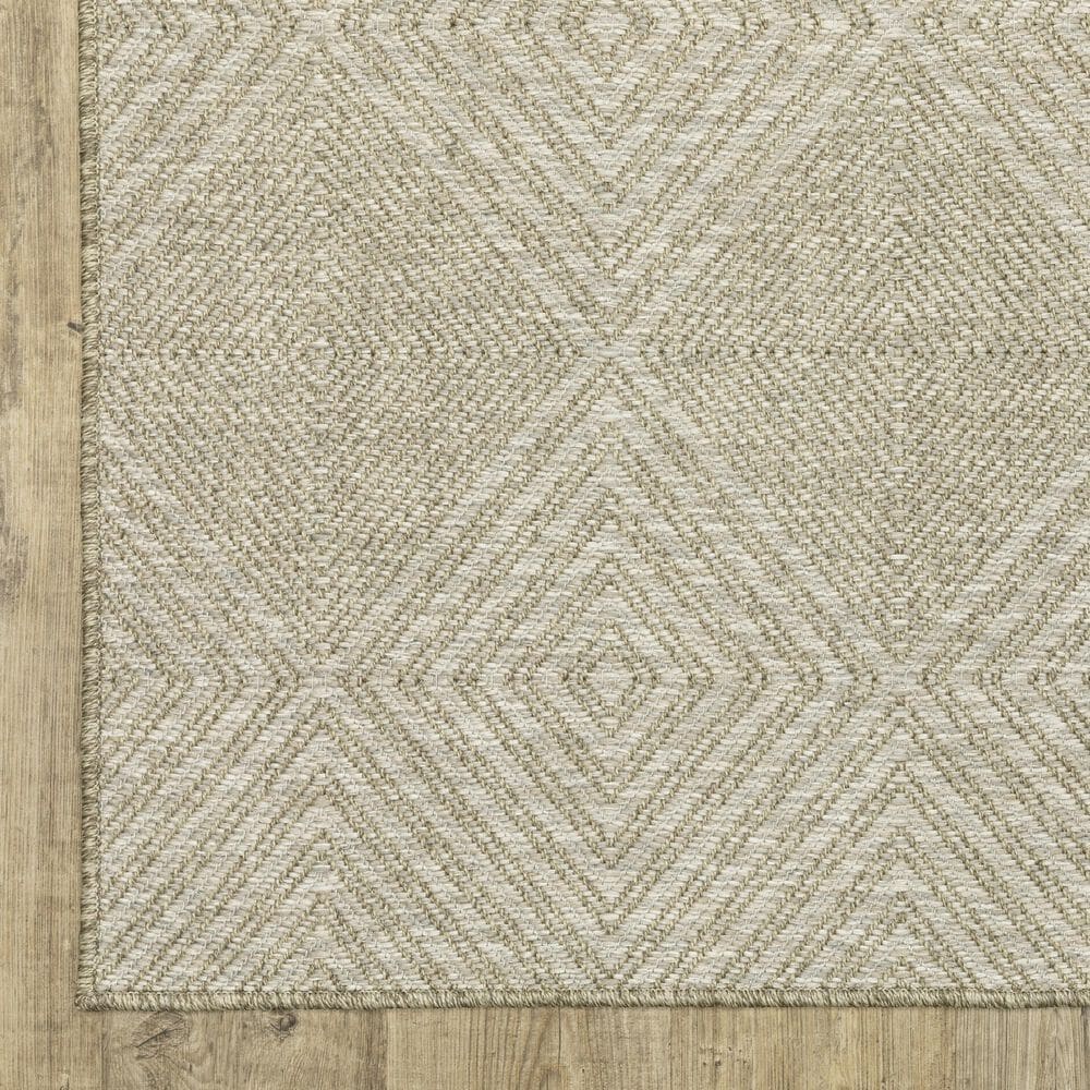 Oriental Weavers Tortuga TR05A 7&#39;10&quot; x 10&#39; Beige Area Rug, , large