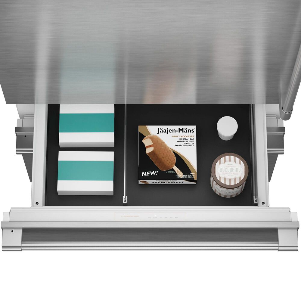 Monogram 20.1 Cu. Ft. Built-In Bottom Freezer Refrigerator with Left Hinge in Panel Ready, , large