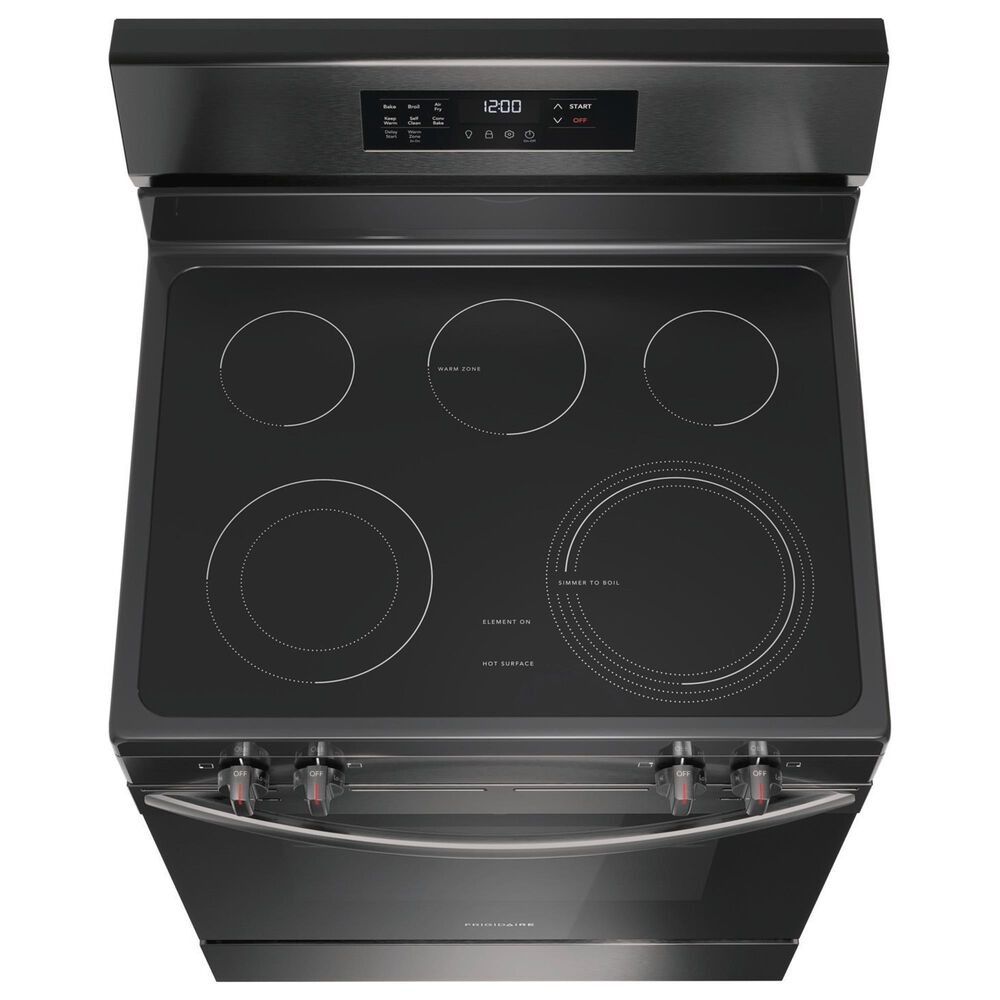Frigidaire 30" Freestanding Electric Range with Air Fry in Black Stainless Steel, , large