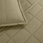 Ann Gish Slub Tencel 3-Piece King Quilted Coverlet Set in Olive, , large