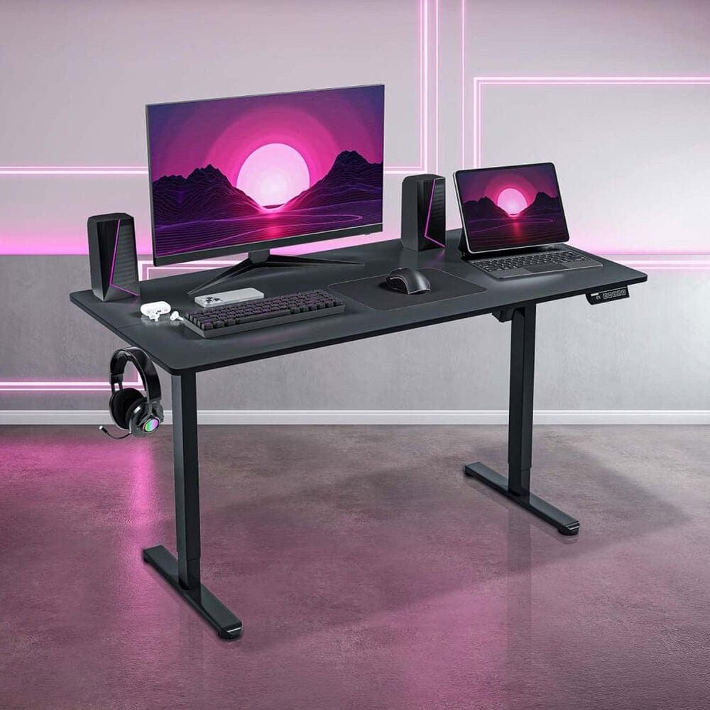 Rta Products Llc Vega Electric Standing Desk in Black, , large