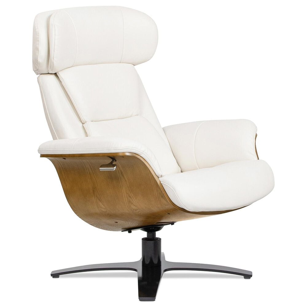 Jennifer Taylor Home Jovan Manual Recliner Lounge Chair in Porcelain White, , large