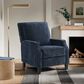 Lifestyle Solutions Shiloh Push Back Recliner in Navy Blue, , large