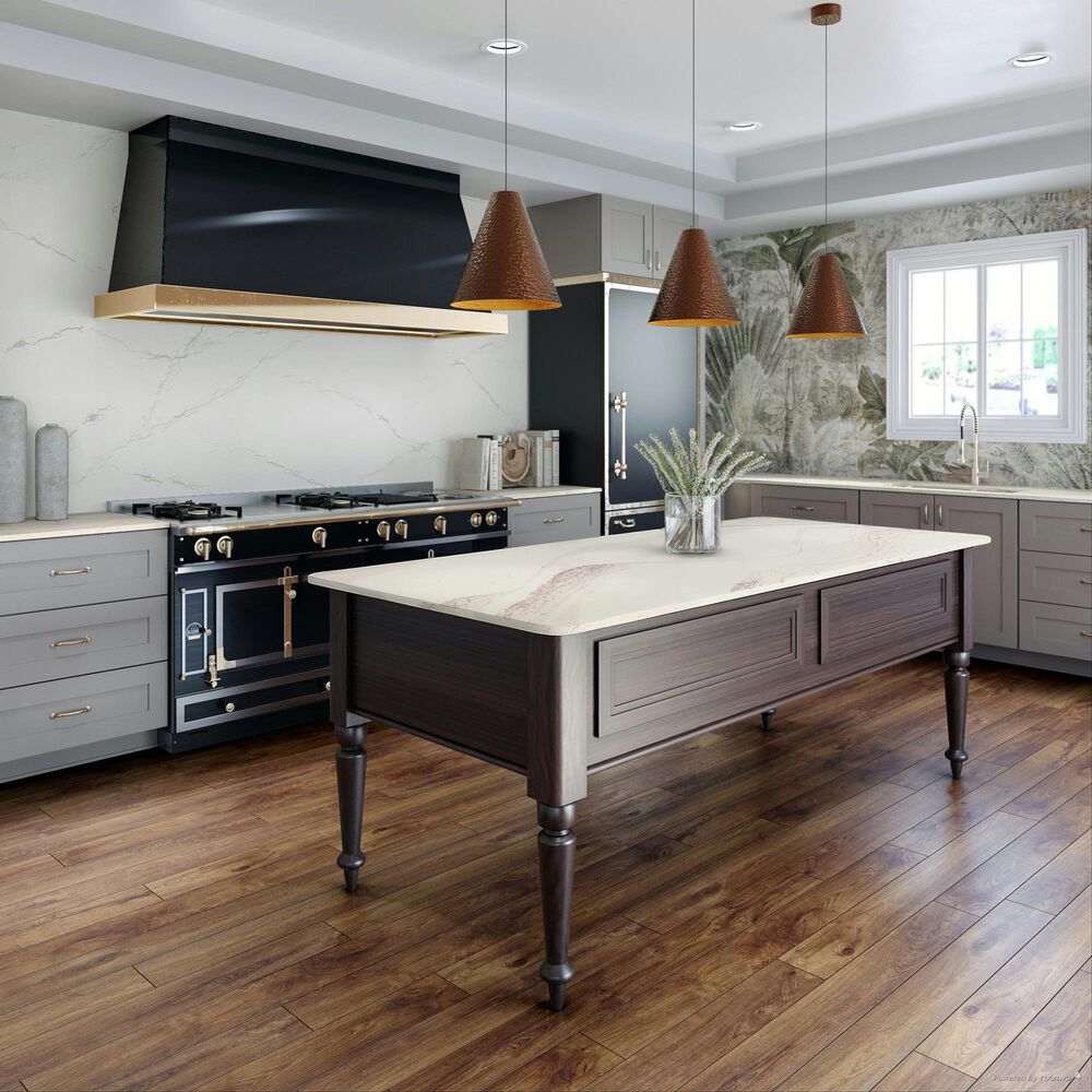 Cambria Luxury Hailey 3cm Quartz Countertop in White, , large