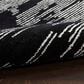 Nourison Ma30 Star 2"3" x 8" Black and Ivory Runner, , large