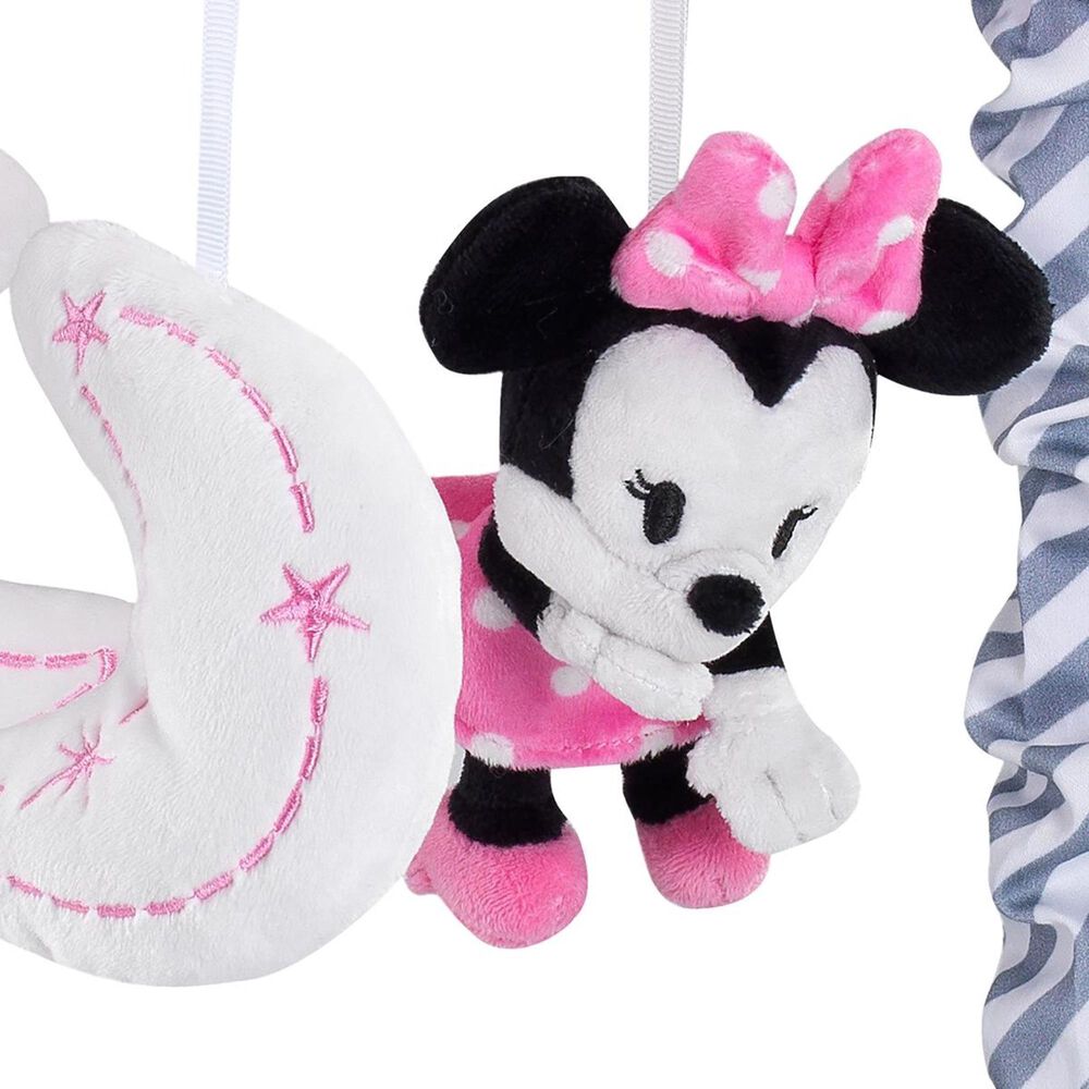 Lambs and Ivy Minnie Mouse Musical Mobile in Pink and Gray, , large