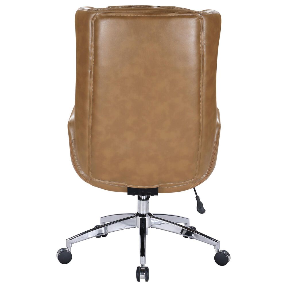 OSP Home Blanchard Adjustable Office Chair in Nutmeg, , large