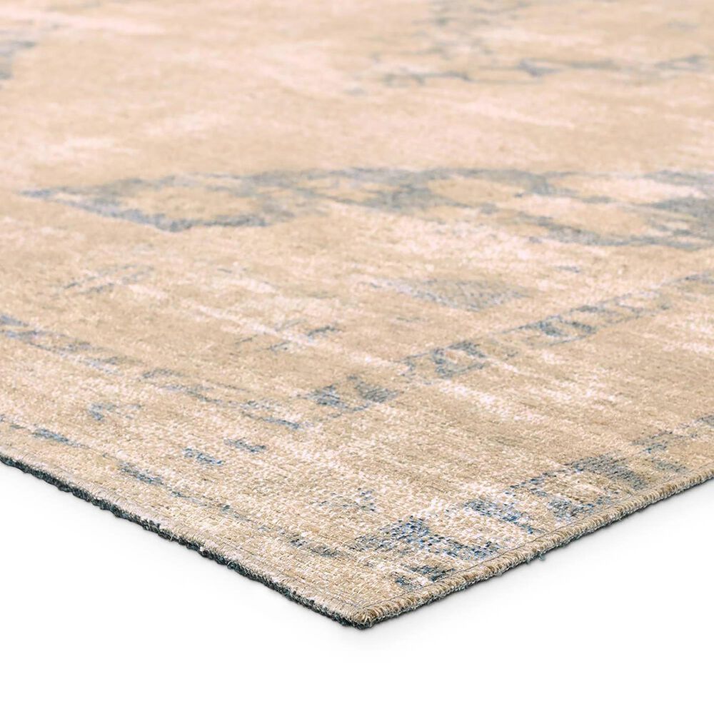 Jaipur Edage Sibit 2&#39;6&quot; x 8&#39; Candied Ginger, Iron, Brush, Dusky Green and Novelle Peach Runner, , large