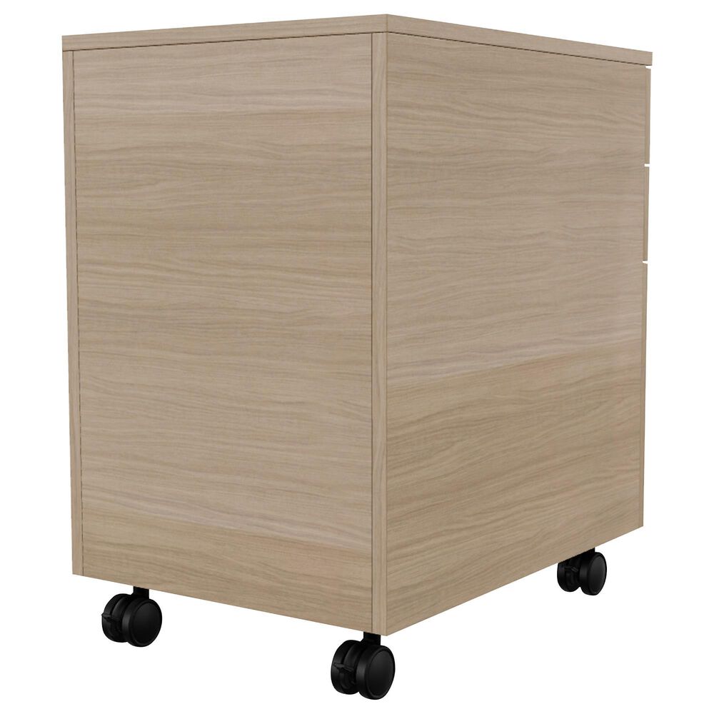 BDI Sequel Studio Mobile File Pedestal in Neo Oak and Bronze, , large