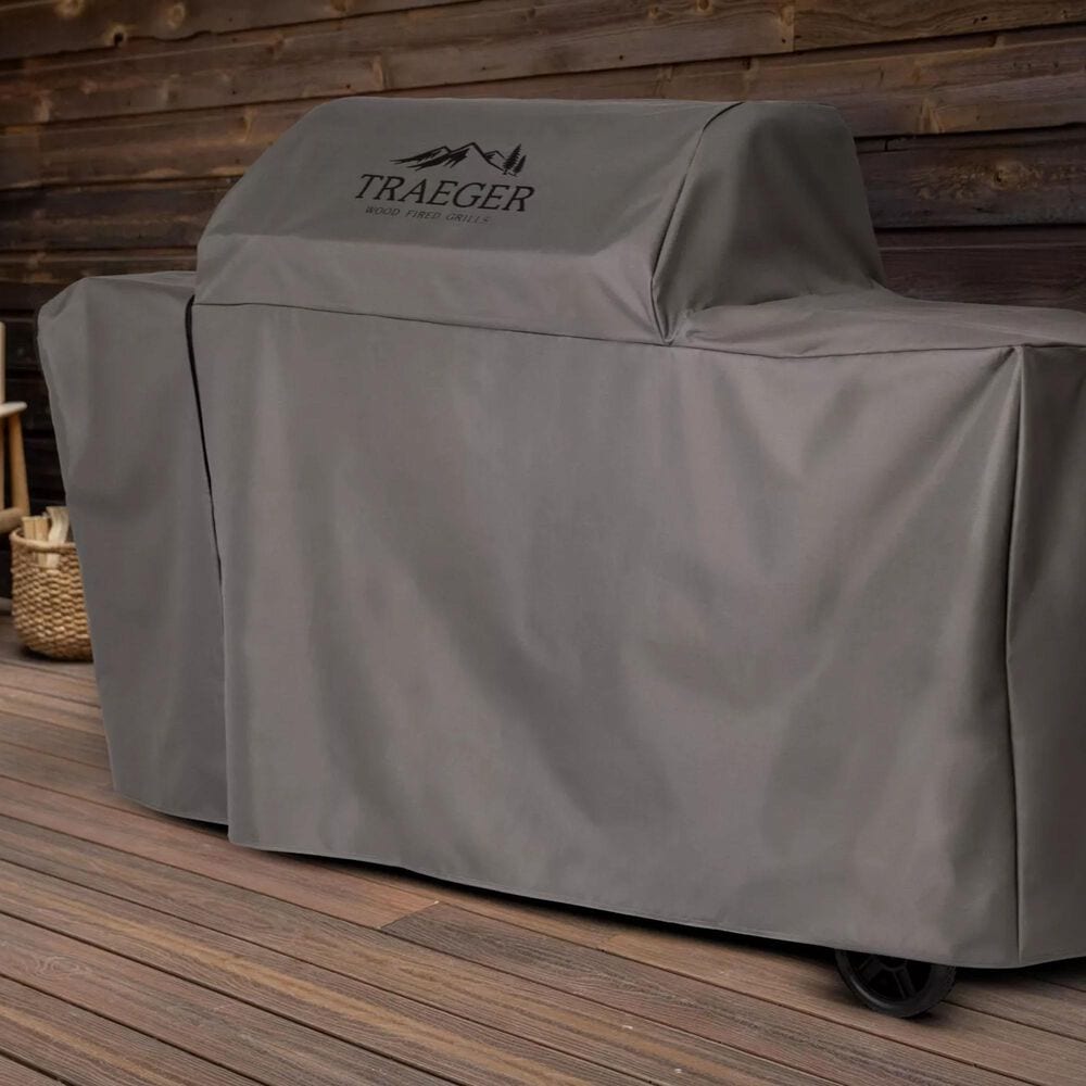 Traeger Grills Woodridge Pro or Woodridge Elite Grills Cover in Gray, , large