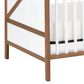 Hearth and Haven Pixie Zen 3-In-1 Convertible Crib in Walnut and White, , large