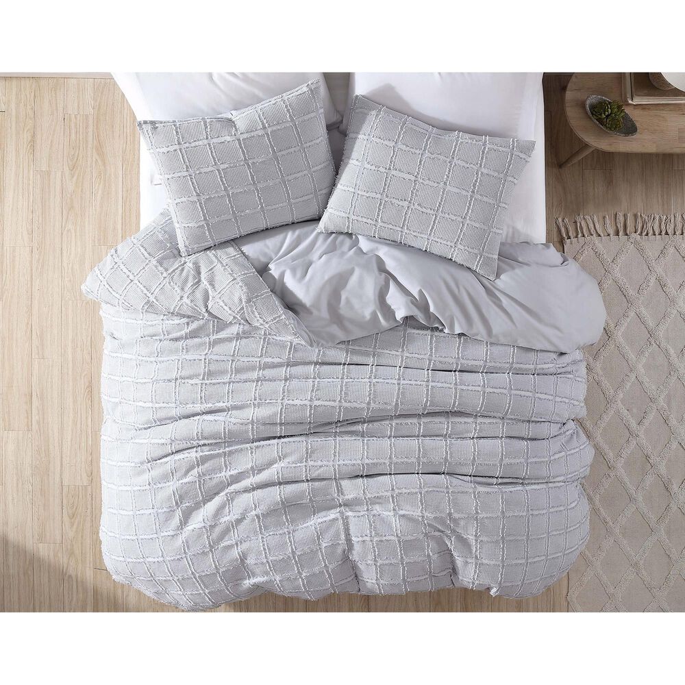 Hallmart Collectibles Jordie 3-Piece King Comforter Set in Ivory and Gray, , large