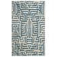 Safavieh Amsterdam AMS106C-3 3" x 5" Ivory/Light Blue Area Rug, , large