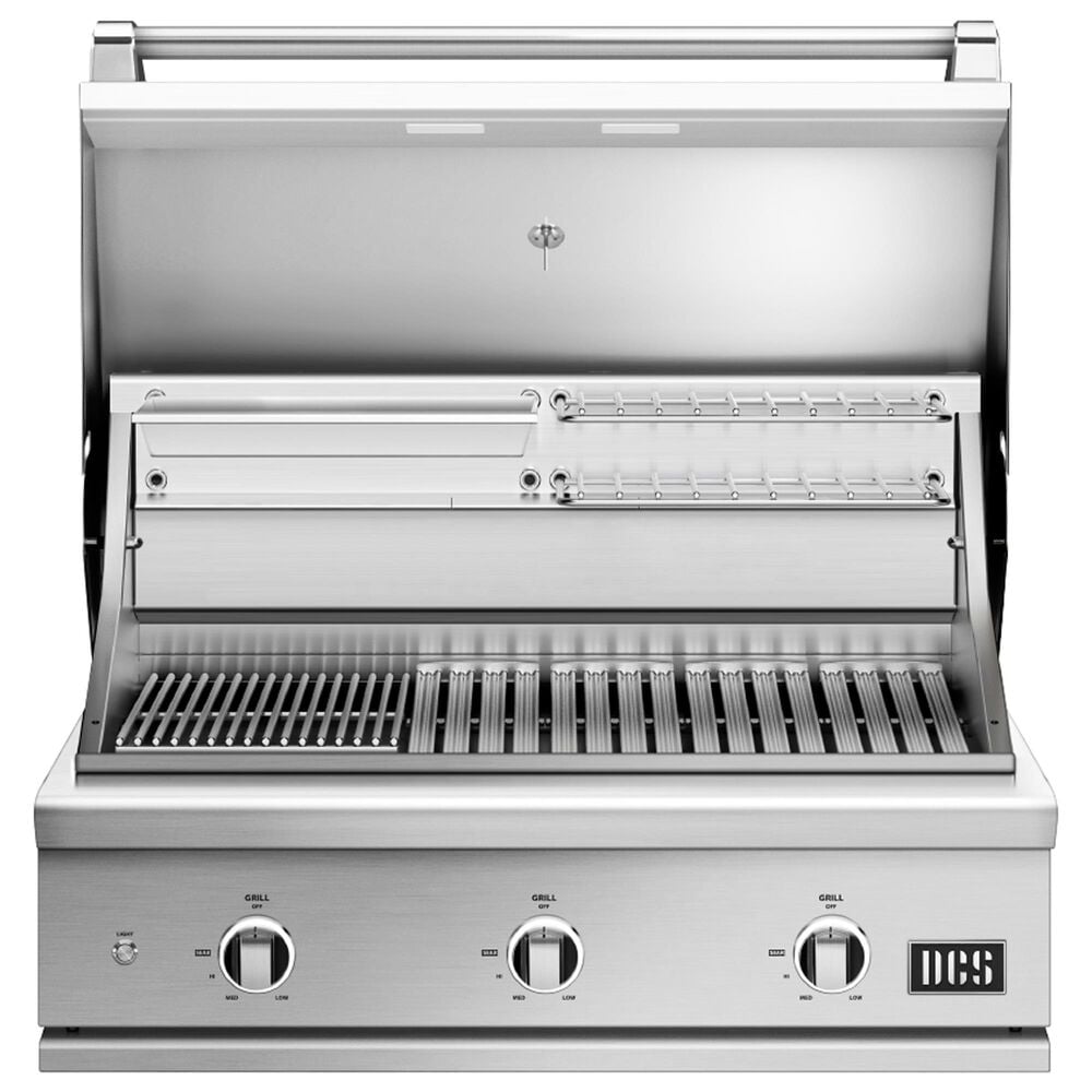 DCS Series 9 36&quot; Built-In Natural Gas Grill with Charcoal Tray in Stainless steel, , large