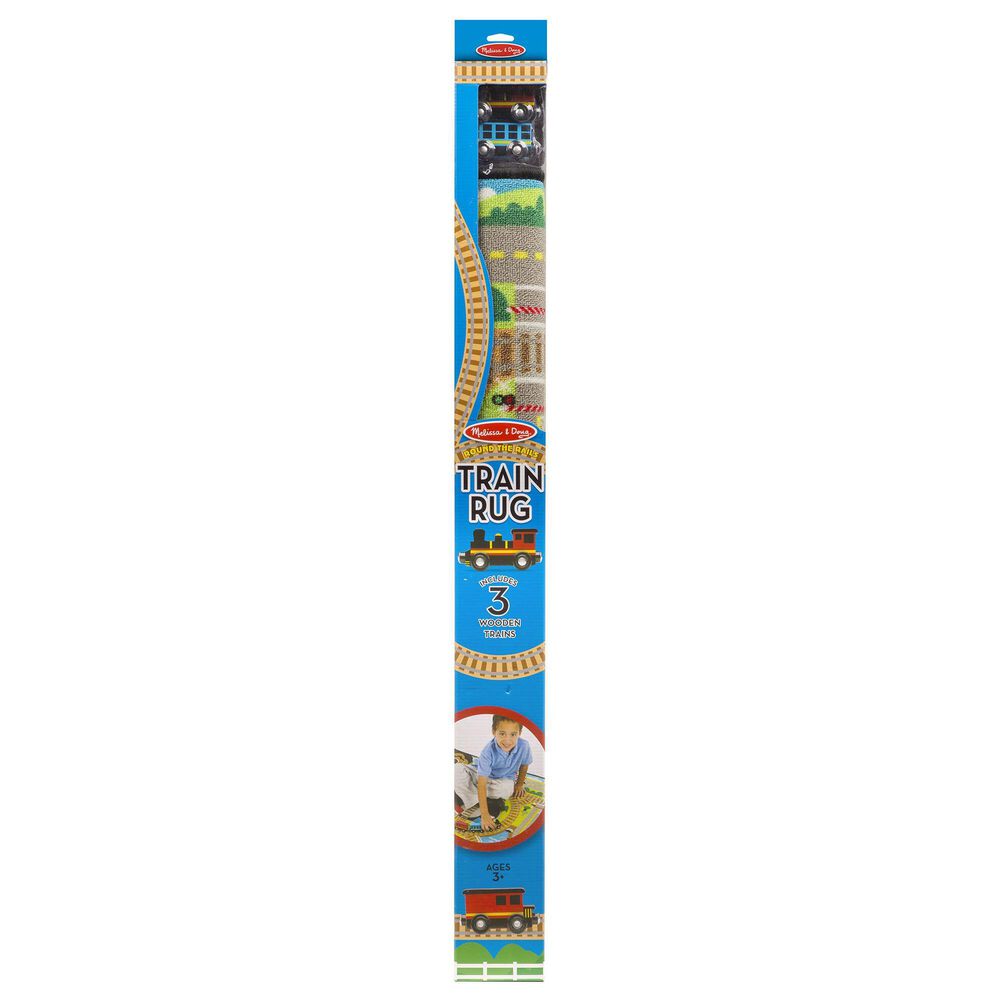 Melissa &amp; Doug Round The Rails Train Rug, , large