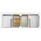 James Martin Vanities Breckenridge 60" Double Bathroom Vanity in Bright White with 3 cm Eternal Jasmine Pearl Quartz Top and Rectangular Sinks, , large