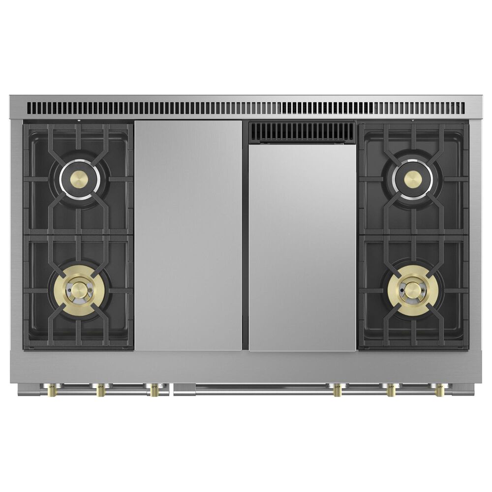 Monogram 48&quot; Dual-Fuel Professional Range with 4 Burners, Grill and Griddle in Stainless Steel, , large