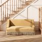 Jennifer Taylor Home Duchess 33" Medium Princess Pet Bed Sofa with Fringe Skirt in Gold Yellow, , large