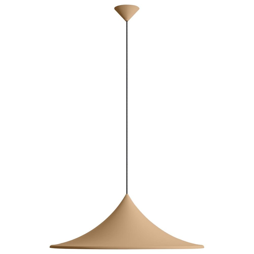 Golden Lighting Vistara 27.5" 1-Light Pendant in Latte, , large