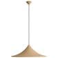 Golden Lighting Vistara 27.5" 1-Light Pendant in Latte, , large