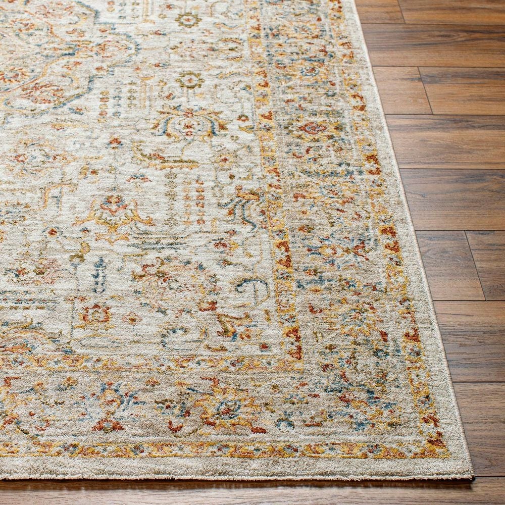Surya Mona Lisa 2&#39;7&quot; x 4&#39; Light Sage, Tan, Mustard, Olive, Brick Red, Dark Blue and Burgundy Area Rug, , large