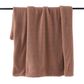 HiEnd Accents Teddy 50" x 60" Throw Blanket in Dusty Rose, , large