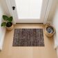 Dalyn Rug Company Soft Essentials Solid Fudge 2"6" x 3"10" Indoor/Outdoor Area Rug, , large