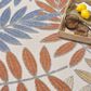 Nourison Aloha 3"6" x 5"6" Blue and Mocha Indoor/Outdoor Area Rug, , large