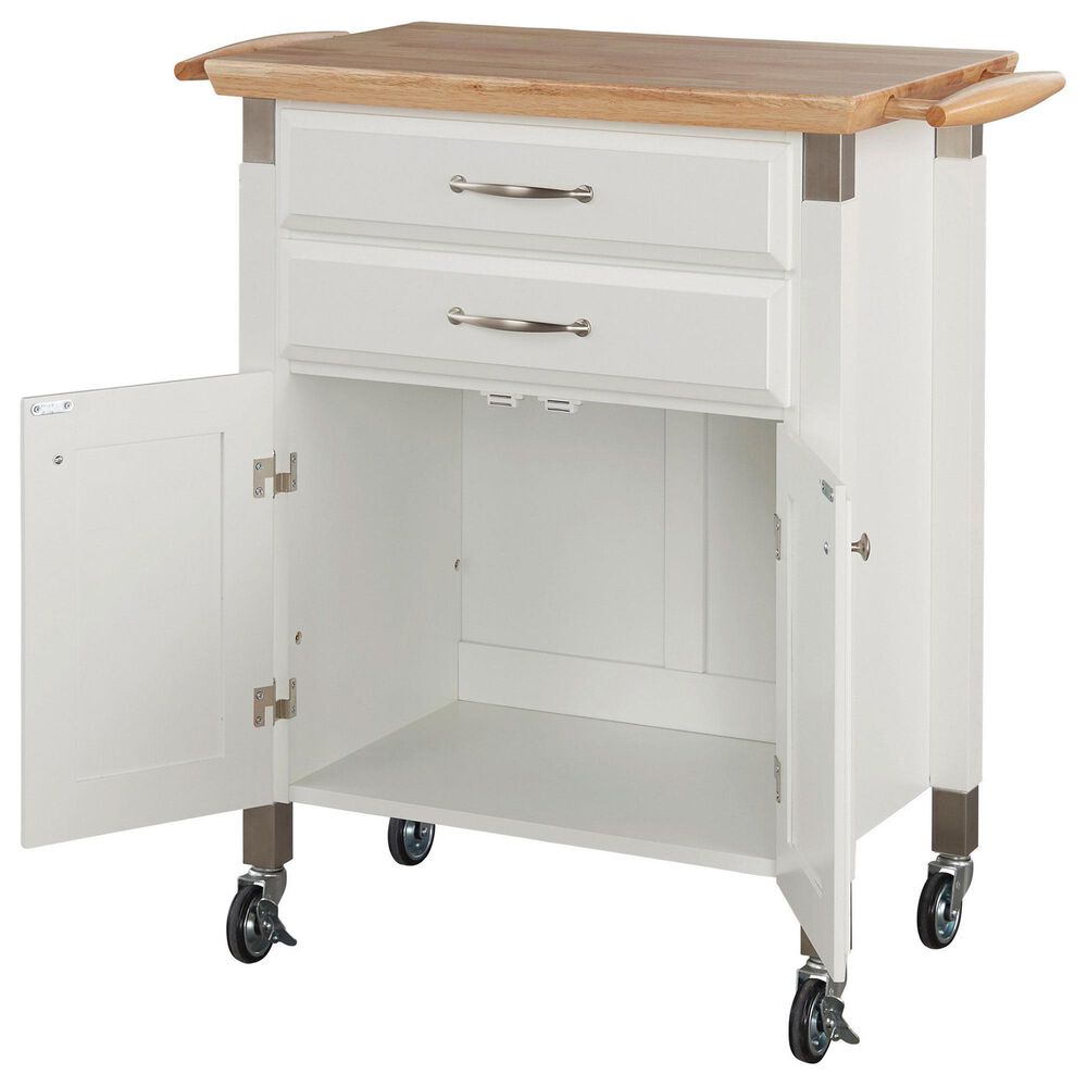 Homestyles Dolly Madison Kitchen Cart in Off-White, , large