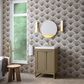 James Martin Vanities Chianti 24" Single Bathroom Vanity in Walnut Whisper and Champagne Brass with 2 cm White Glossy Composite Stone Top and Rectangular Sink, , large