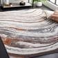 Safavieh Cyrus Shag CYR134F CYRUS SHAG 8" x 10" Grey and Rust Area Rug, , large