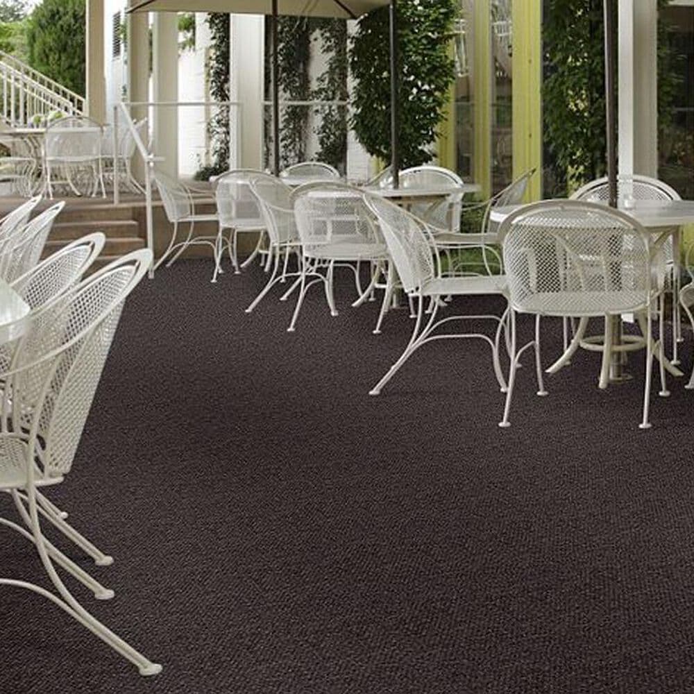 Shaw Succession II 24&quot; x 24&quot; Carpet Tile in After Dark, , large