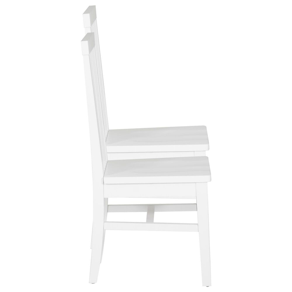 Linon Home Decor Percival Side Chair in White (Set of 2), , large