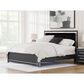 Ashley Zuraleus King Upholstered Panel Bed with Two Nightstands in Matte Black, , large