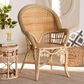 Baxton Studio Ratu Accent Chair in Natural Brown, , large
