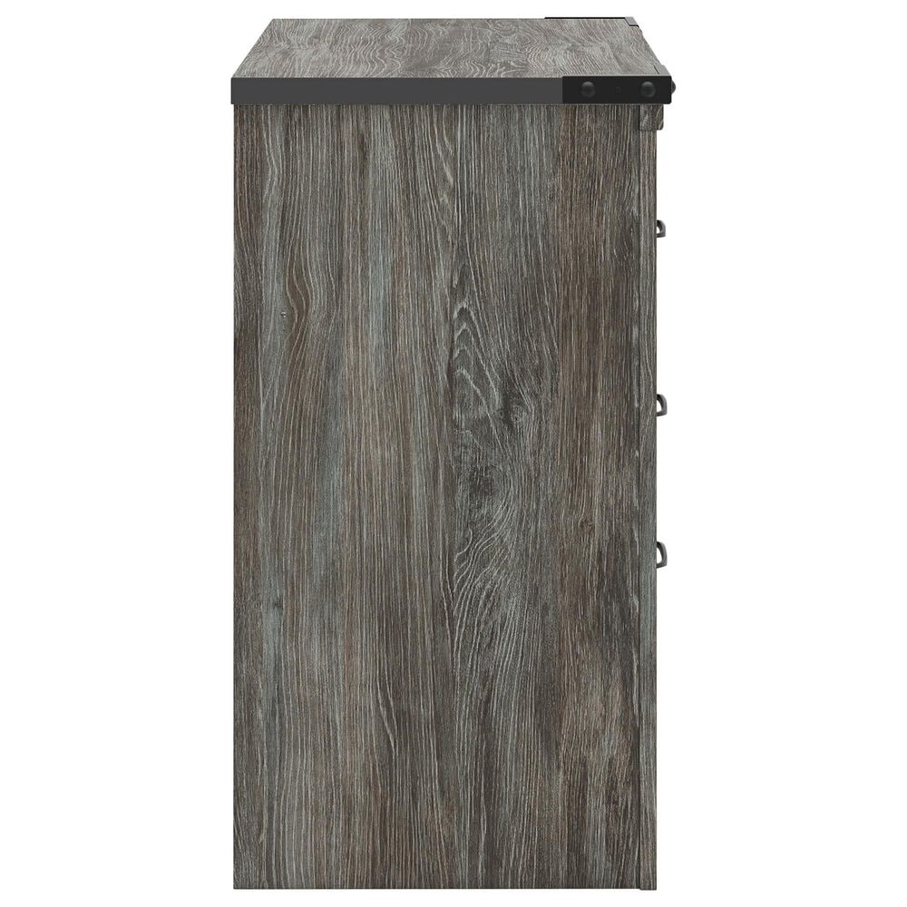 Ashley Frandern 5-Piece Twin Storage Bedroom Set in Rustic Warm Gray, , large