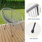 Hearth and Haven Acapulco 3-Piece Outdoor Bistro Set in Gray, , large