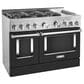 KitchenAid 6.3 Cu. Ft. Freestanding Gas Range with Griddle in Imperial Black, , large