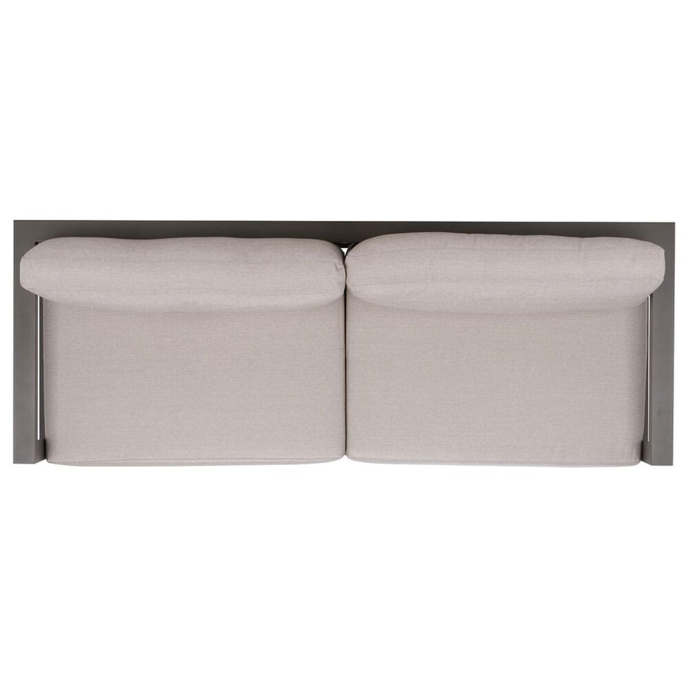 Safavieh Donaldo Outdoor Sofa in Dark Grey, , large
